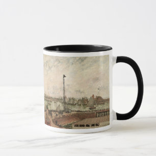 Pilotin Jetty, Le Havre, Misty von Camille Pissarr Tasse