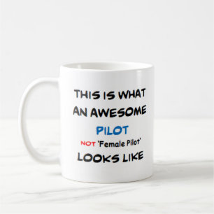 Pilotin, nicht Pilotin, phantastisch Kaffeetasse