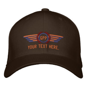 Pilotlöcher für personalisierte Monogramm-Fluglaut Bestickte Baseballkappe