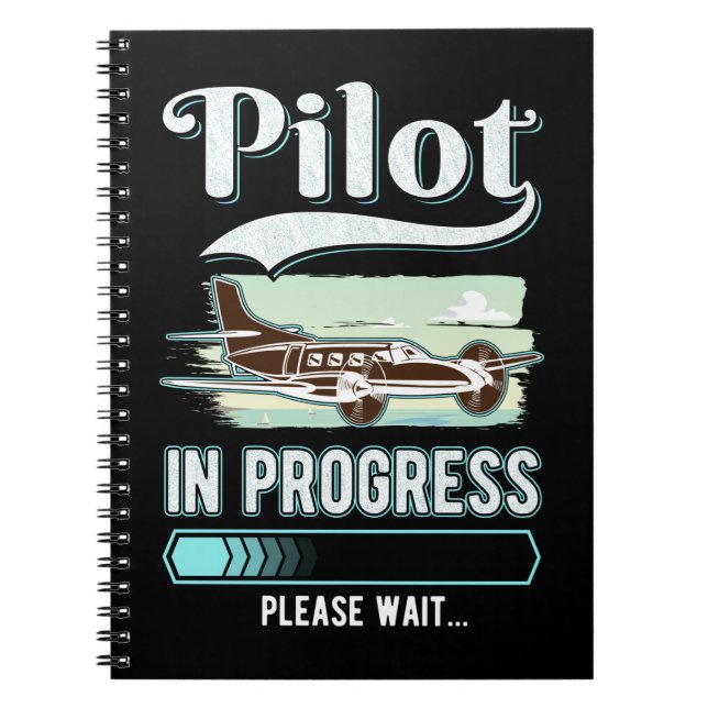 Pilotprogramm für das Loten von Flugzeugen Notizblock (Vorderseite)