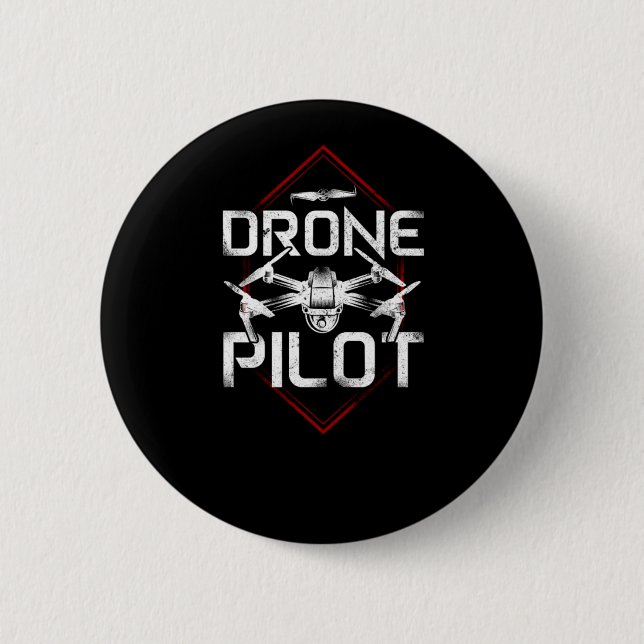 Pilotprogramm für Drohne Button (Vorderseite)