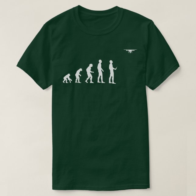 Pilotprogramm für Drohne-Evolution-Drohne  T-Shirt (Design vorne)
