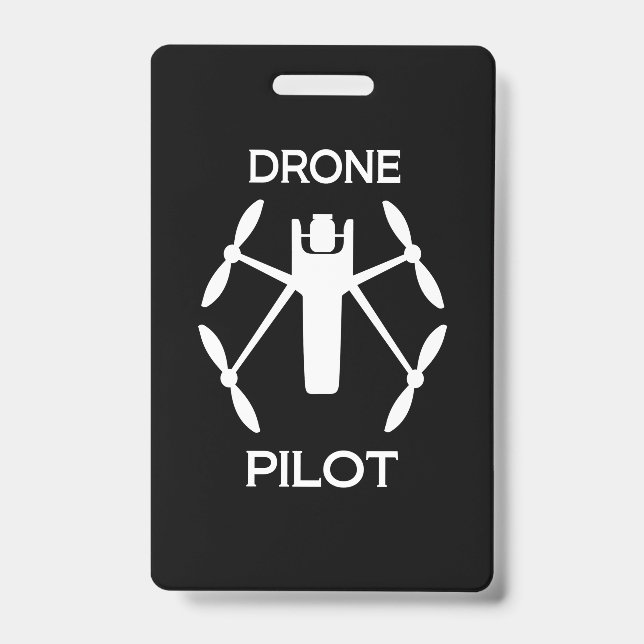 Pilotprogramm für Drohne in Klassen Ausweis (Vorderseite)