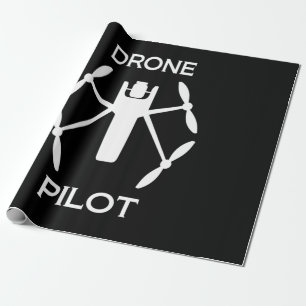 Pilotprogramm für Drohne in Klassen Geschenkpapier