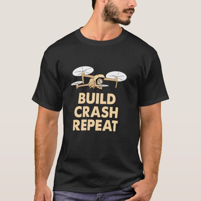 Pilotprogramm für Drohne-Racing FPV Multicopter-Bu T-Shirt (Vorderseite)