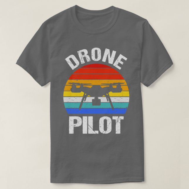 Pilotprogramm für Drohne VI T-Shirt (Design vorne)