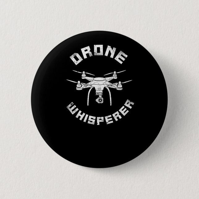 Pilotprogramm für Drohnenflüster Button (Vorderseite)