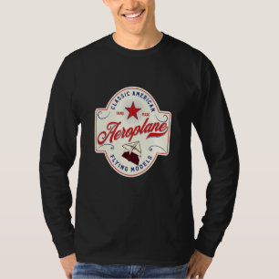 Pilotprogramm für ein klassisches Papierflugzeug T-Shirt