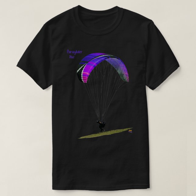 Pilotprogramm für Gleitschirme T-Shirt (Design vorne)