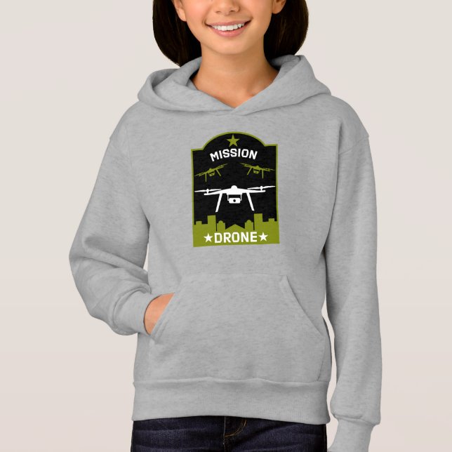 Pilotprogramm für Hobby Drone Hoodie (Vorderseite)