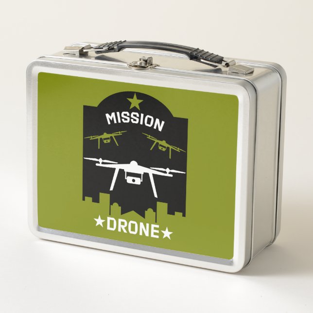 Pilotprogramm für Hobby Drone Metall Brotdose (Vorderseite)