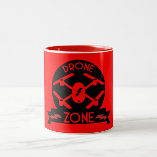 Pilotprogramm für Hobby Drone Zweifarbige Tasse