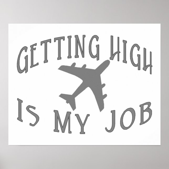 Pilotprogramm für Hochgeschwindigkeitsflugzeuge Poster (Vorne)