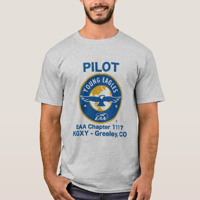 Pilotprogramm für junge Adler T - Shirt (Vorderseite)