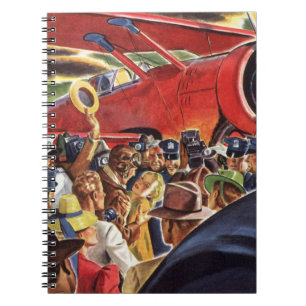 Pilotprogramm für Vintage Single-Prop-Flugzeuge mi Notizblock