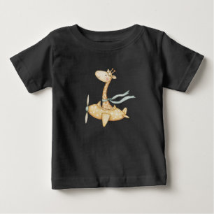 Pilotprogramm für WasserfarbenGiraffen Baby T-shirt