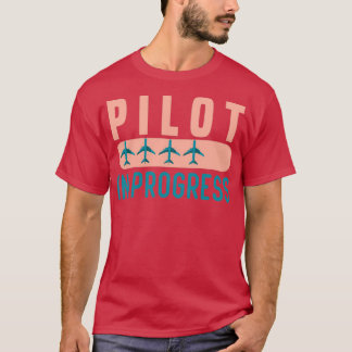 Pilotprogramm im Gange Funny Pilot Student Abschlu T-Shirt