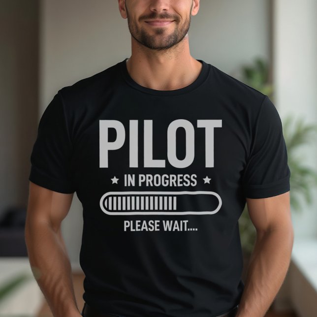 Pilotprogramm im Gange Funny Student Pilot T-Shirt (Von Creator hochgeladen)