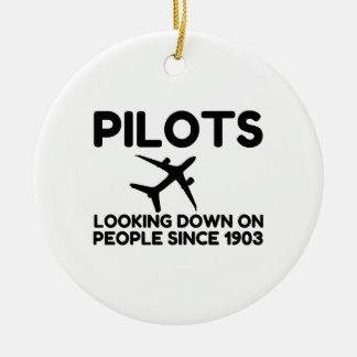 Pilots Keramik Ornament