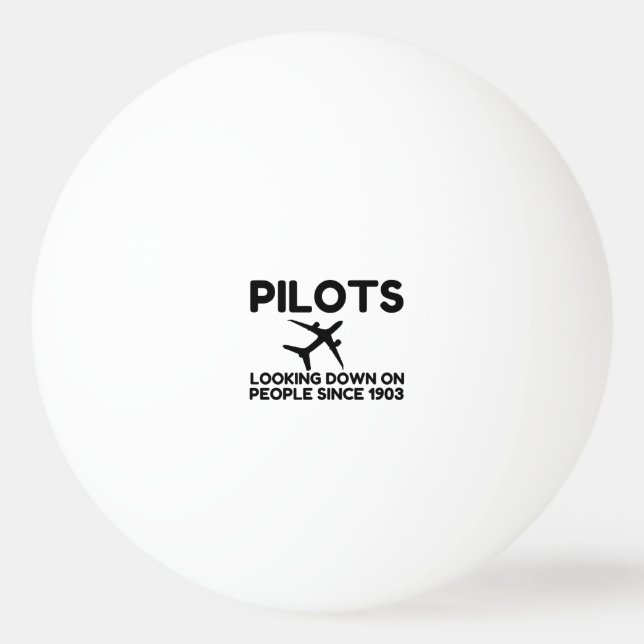 Pilots Tischtennisball (Vorderseite)