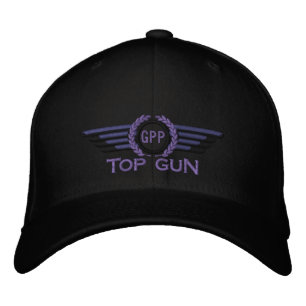 Pilotwings für Ihre Star Monogram Aviation Laurels Bestickte Baseballkappe