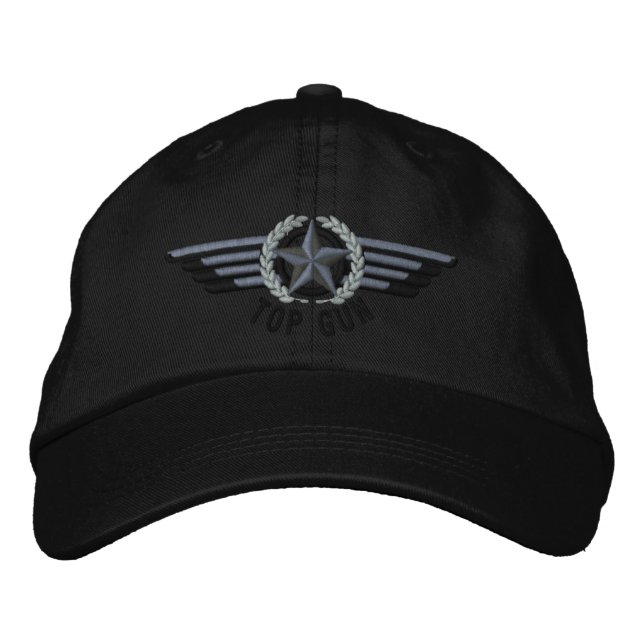 Pilotwings von Great Aviation Star Laurels Bestickte Kappe (Vorderseite)
