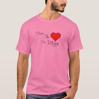 Pilsen - vom Herzen von T-Shirt