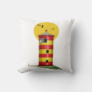 Pilsum Lighthouse Deutschland Kissen