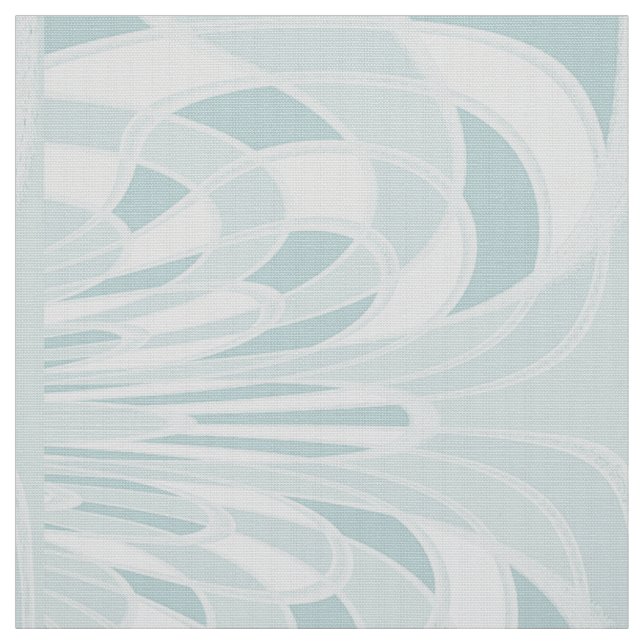 Pilz, Abstrakt - Aqua - Stoff (Muster)
