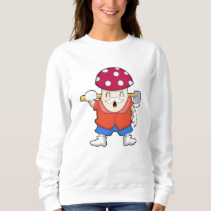 Pilz als Bauer mit Ax Sweatshirt