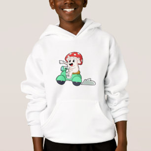 Pilz als Fahrrad mit Scooter.PNG Hoodie