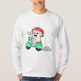 Pilz als Fahrrad mit Scooter.PNG T-Shirt