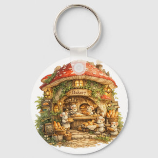 Pilz-Bäckerei | Whimsical Woodland Cottagecore Schlüsselanhänger
