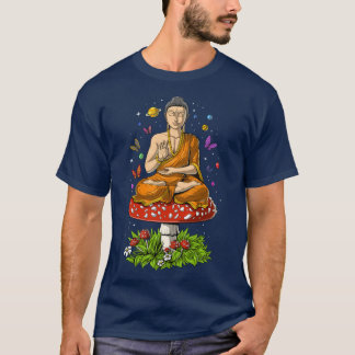 Pilz-Buddha-Junge T-Shirt