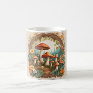 Pilz Cottagecore Kaffeetasse