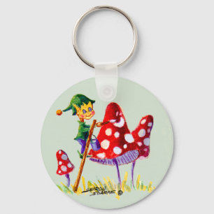 PILZ DES ELF-PAINTIN durch SHARON SHARPE Schlüsselanhänger