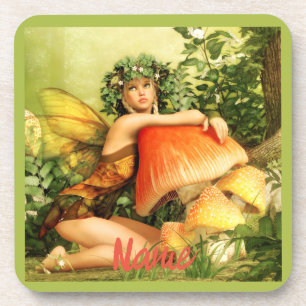 Pilz Fee Thunder_Cove Getränkeuntersetzer