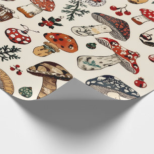 Pilz Geschenkpapier