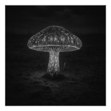 Pilz-Glühen - Fotodruck