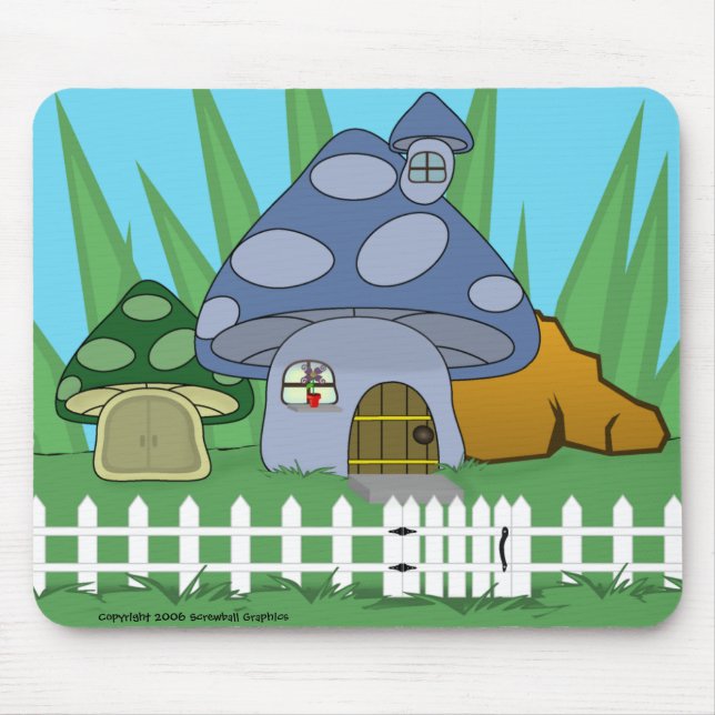 Pilz-Haus Mousepad (Vorne)