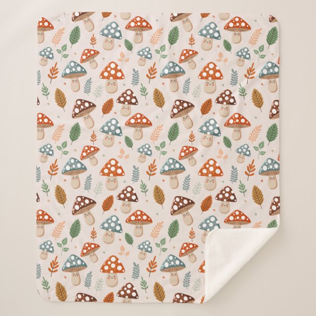 Pilz, Herbstblätterung, Naturschutz Sherpadecke (Vorderseite)