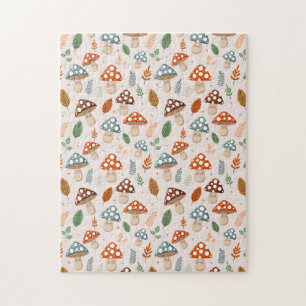 Pilz, Herbstlaub, Naturmuster 