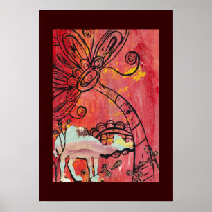 Pilz-Kamel-Plakat Poster