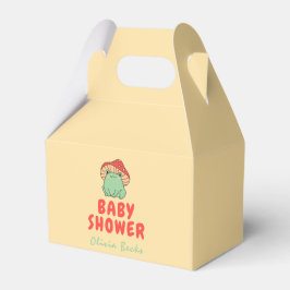 Pilz mit Frog Baby Dusche Geschenkschachtel