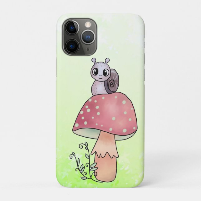 Pilz mit Schnecke  Case-Mate iPhone Hülle (Rückseite)