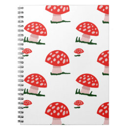 Pilz-Notebook Notizblock