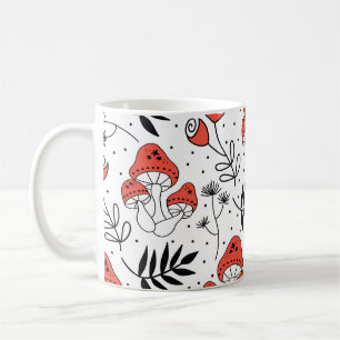 Pilz-Pilz-Art: Natureinrichtung Kaffeetasse