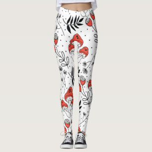 Pilz-Pilz-Art: Natureinrichtung Leggings