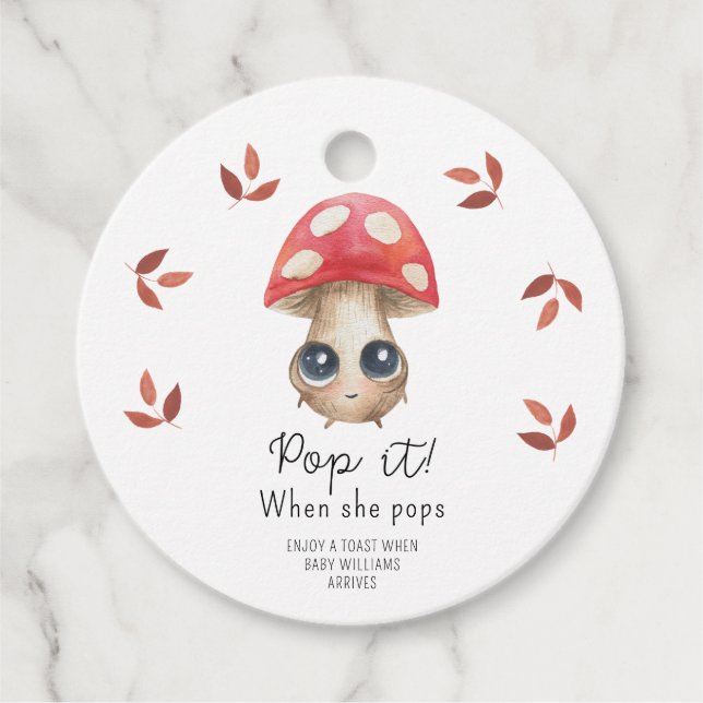 Pilz - POP ES, WENN SIE POP Geschenkanhänger (Vorderseite)