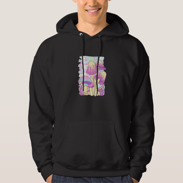Pilz-Psychedelisch Hoodie (Vorderseite)